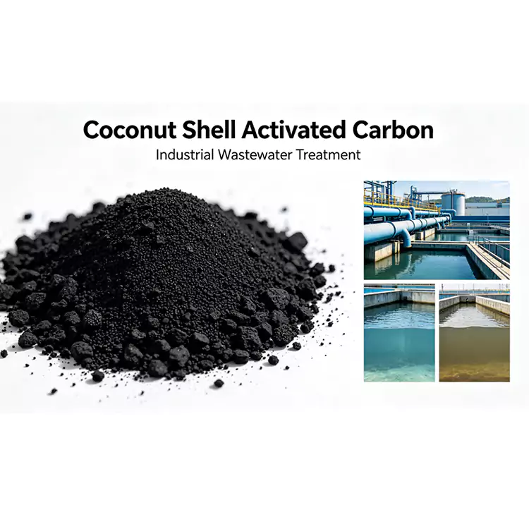 စက်မှုရေဆိုးသန့်စင်မှု Coconut Shell ကာဗွန်